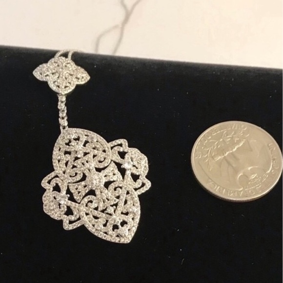 Art Deco Lariat Necklace - Picture 7 of 10